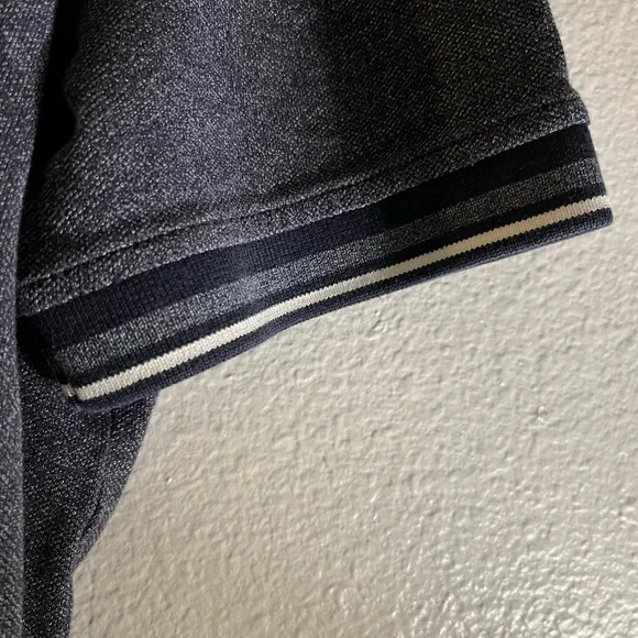 Nautica Men's Navy Blue Polo Shirt, Business Casual Collared Dress Shirt - Picture 8 of 9